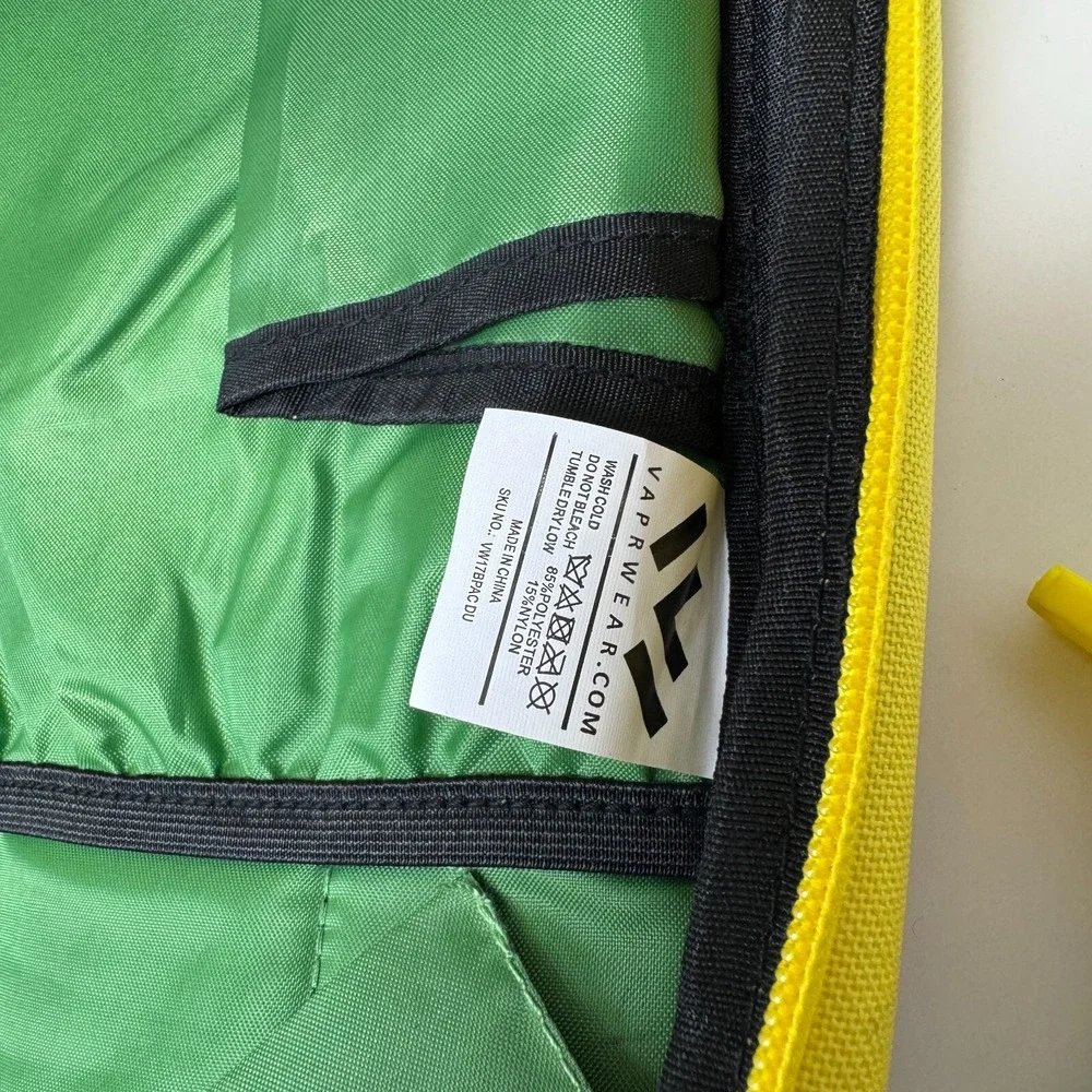 Vaprwear Green and‎ Yellow Hydration Backpack Daypack